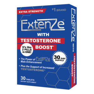 testosterone boost 30 count box right angle view