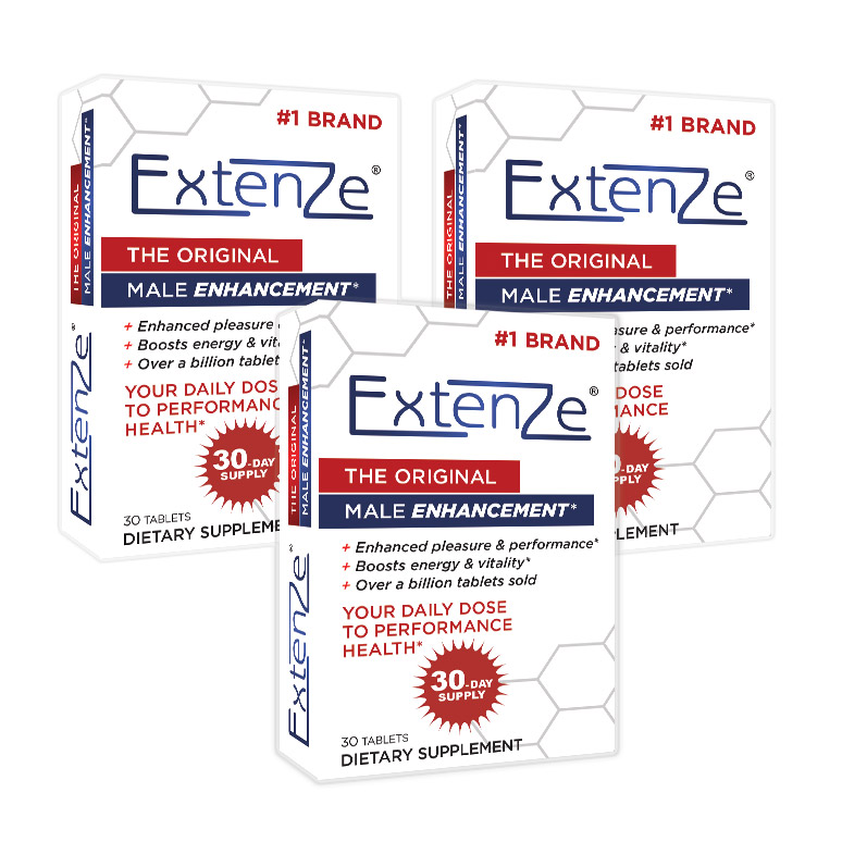 Extenze® 30ct Tablets - 3 Packs