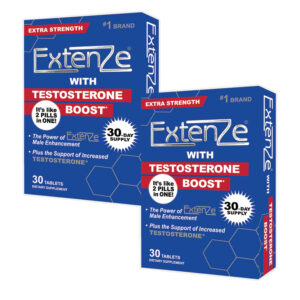 Extenze 30ct Testosterone Boost - 2 Pack
