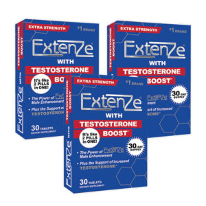 Extenze 30ct Testosterone Boost - 3 Pack