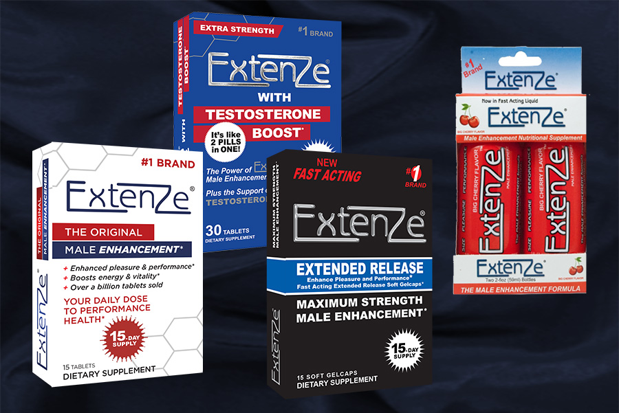 All 4 extenze products for blog