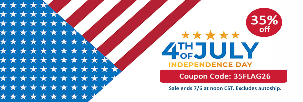 4th of July Sale 35%j off