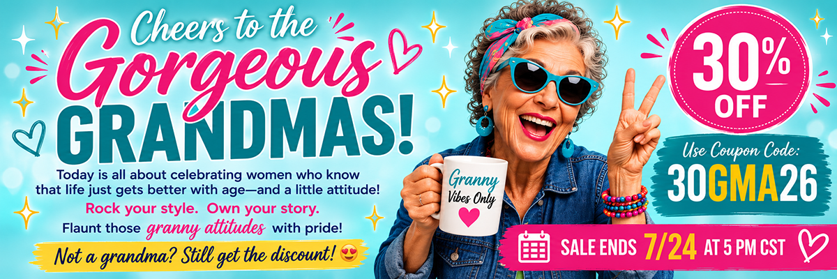 Gorgeous Grandma Sale BANNER
