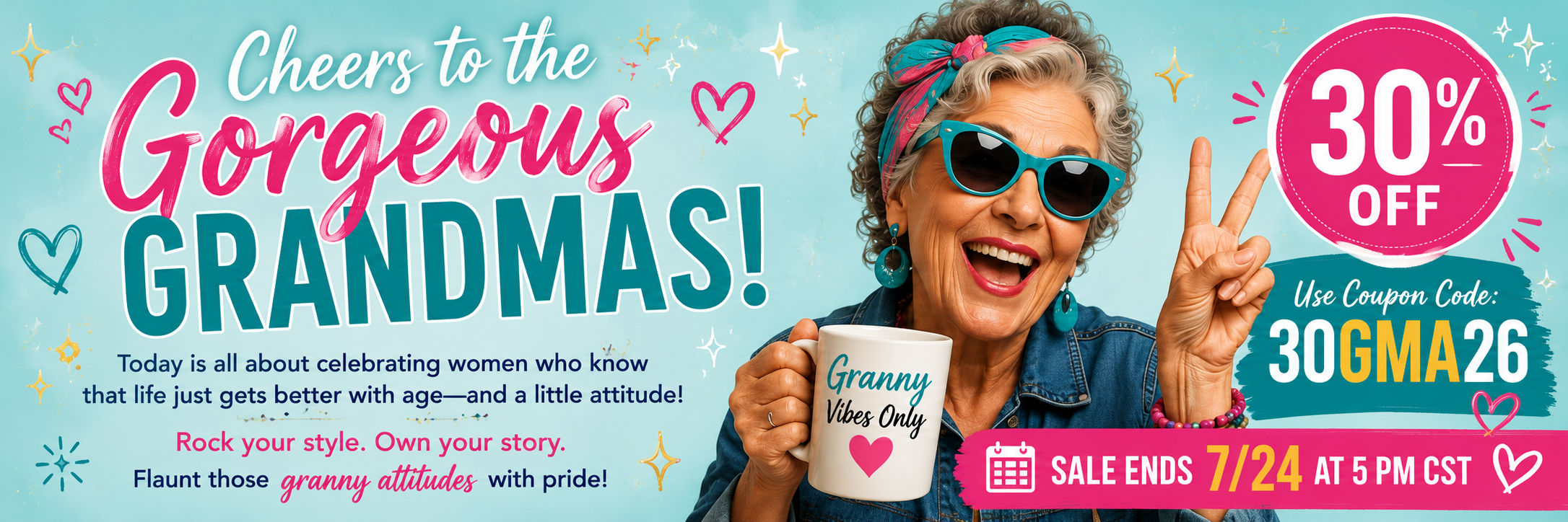 Gorgeous Grandma Sale